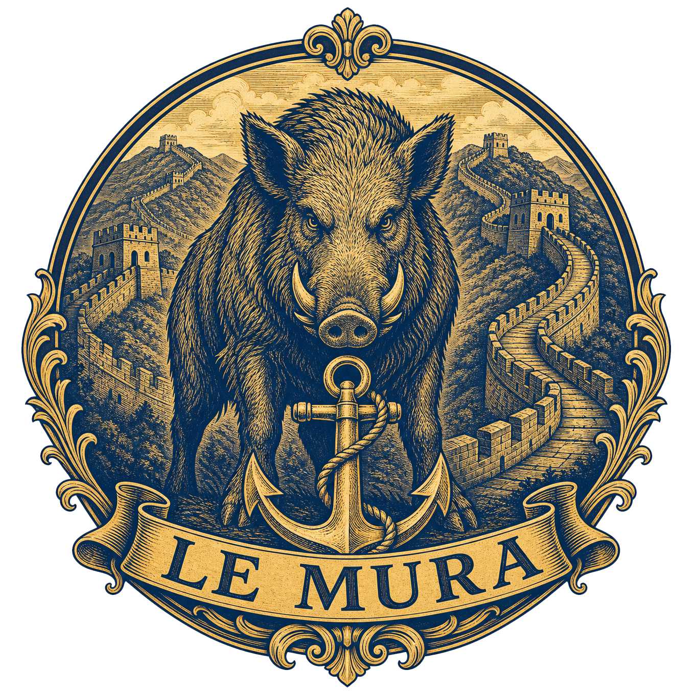 Stemma Contrada Le Mura